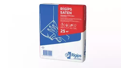 010624.jpg Фина гипсова шпакловка (за гипсокартон) Rigips Saten - 25 кг. - Изображение 1