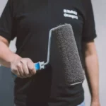 Валяк за шпакловка с дръжка 230 мм Ø8 мм сив - Изображение 3