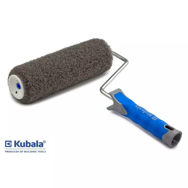 0684.jpg Валяк за шпакловка с дръжка 230 мм Ø8 мм сив - Изображение 1
