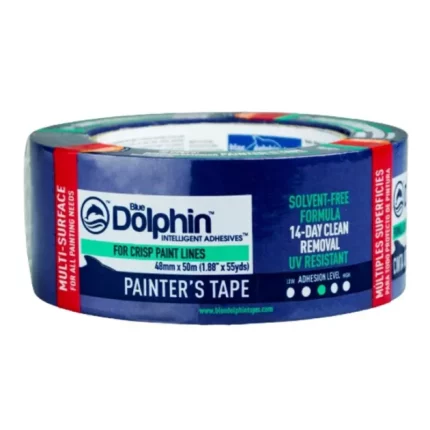 Хартиено тиксо UV BlueDolphin 38 / 48 мм х 50 м. | Боядисване и декорация