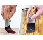 Четка скосена Doberman 50мм къса дървена дръжка - Изображение 3