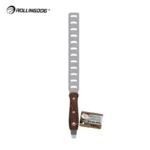 Метална бъркалка с дървена дръжка за боя 26 см. - Изображение 2