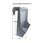 Ваничка за боя 3000мл с куки за хващане към стълба - Изображение 3