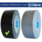 Бандажна Хоби Лента (DUCT TAPE) BlueDolphin - ЧЕРНА | Duct Tape