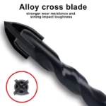 К-т 5бр. Свредла за стъкло EDH-CZZ005-ED2 4 - 10 мм - Изображение 4