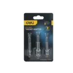 Комплект ударни адаптори за вложки 1/4", 3/8", 1/2" - Изображение 6