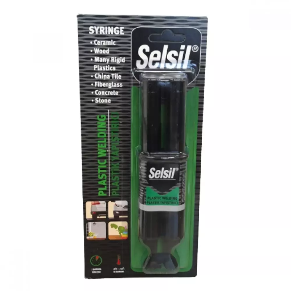 Лепило за пластмаса Plastic Welding 2К (двукомпонентно) - 28 гр. | Selsil® Лепило за пластмаса Plastic Welding 2К (двукомпонентно) - 28 гр. | Специални лепила и Епоксидни смоли