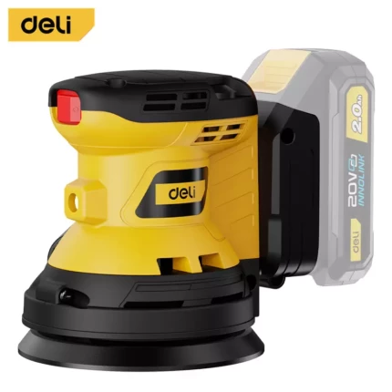 Акумулаторен безчетков ексцентършлайф Deli DC891Z Ø125 мм Solo | Електрически и акумулаторни инструменти и консумативи за тях