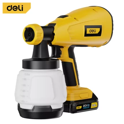 Акумулаторен 20V пистолет за боядисване Deli DC890-1 2Ah | Машини за боя и шпакловка и консумативи за тях