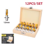 К-т 12 бр. фрезери за дърво Deli EDH-MXD012-EH1 | Електрически и акумулаторни инструменти и консумативи за тях