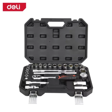 Комбиниран комплект Deli EDQ45082 (82 части, 1/4" и 1/2") | Комплекти ръчни инструменти