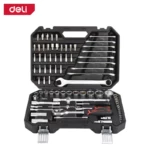Професионален Комбиниран к-т Deli EDQ45100 (100 части, 1/4" и 1/2") | Комплекти ръчни инструменти