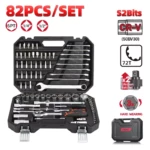 Професионален Комбиниран к-т Deli EDQ45100 (100 части, 1/4" и 1/2") | Комплекти ръчни инструменти