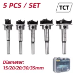 Комплект фрезери за дърво DH-MKK005-ED1 (5 части, 8мм) | Аксесоари за Шлайфане и Полиране