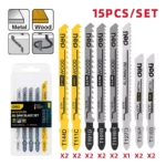 К-т ножчета за прободен трион (зеге) DH-QJT015-EH1 (15 части) | Консумативи за рязане и шлайфане