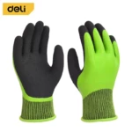 Градински защитни ръкавици Deli Tools (Размери L / XL) | Работно облекло и средства за защита