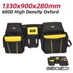 Текстилен кобур за инструменти и винтоверт Deli Tools DLP10 | Професионални маси и Системи за съхранение и Транспорт