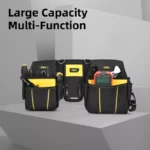 Текстилен кобур за инструменти и винтоверт Deli Tools DLP10 | Професионални маси и Системи за съхранение и Транспорт