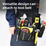 Текстилен кобур за инструменти и винтоверт Deli Tools DLP10 | Професионални маси и Системи за съхранение и Транспорт