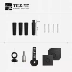 Push-Hinge Access Kit Комплект панти за ревизионна вратичка от плочка (Standart/Large) | Панти и аксесоари за скрит монтаж Tile-Fit