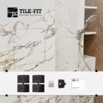 Push-Hinge Access Kit Комплект панти за ревизионна вратичка от плочка (Standart/Large) | Панти и аксесоари за скрит монтаж Tile-Fit