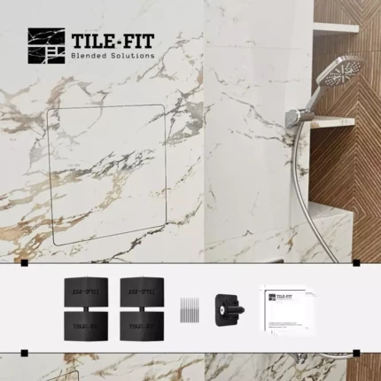 Push-Hinge Access Kit Комплект панти за ревизионна вратичка от плочка (Standart/Large) | Панти и аксесоари за скрит монтаж Tile-Fit