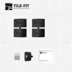 Push-Hinge Access Kit Комплект панти за ревизионна вратичка от плочка (Standart/Large) - Standart