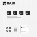 Simple Access Hatch Solution - Универсално решение за ревизионен отвор от плочка само с магнити (отваряне с вакуумна вендуза) | Панти и аксесоари за скрит монтаж Tile-Fit