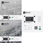 Flush Button System - за структури за вграждане с механична активация (Geberit, Roca, TECE, Viega, Ideal standard) | Панти и аксесоари за скрит монтаж Tile-Fit