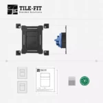 Flush Button System - за структури за вграждане с пневматича активация (GROHE) | Панти и аксесоари за скрит монтаж Tile-Fit