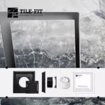 Flush Button System - за структури за вграждаме с активация посредством жило (Roca Duplo One) | Панти и аксесоари за скрит монтаж Tile-Fit