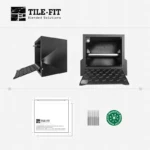 Модул за тоалетна хартия -  Built-in Toilet Paper Slot | Панти и аксесоари за скрит монтаж Tile-Fit