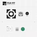 Electrical Socket скрит монтаж на ел. контакт под плочка | Панти и аксесоари за скрит монтаж Tile-Fit