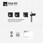 Магнитени push-open комплект - Magnetic Push-Open Kit  (2×2) | Панти и аксесоари за скрит монтаж Tile-Fit