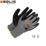 Професионални усилени работни ръкавици с грапав латекс Solid Tools IDOL CG65 (M-XXL) | Работно облекло и средства за защита