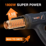 Пистолет за горещ въздух 1800W | Електрически и акумулаторни инструменти и консумативи за тях
